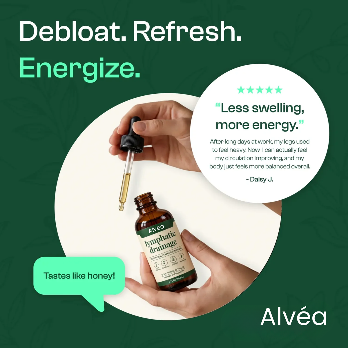 Alvéa Flow — Lymphatic Drainage Drops