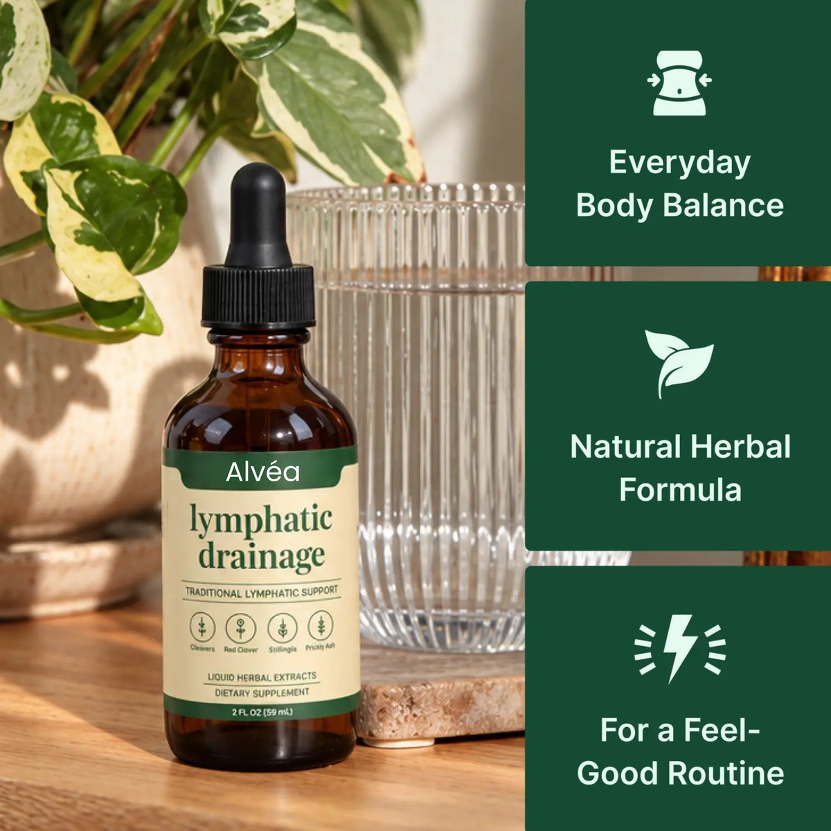 Alvéa Flow — Lymphatic Drainage Drops