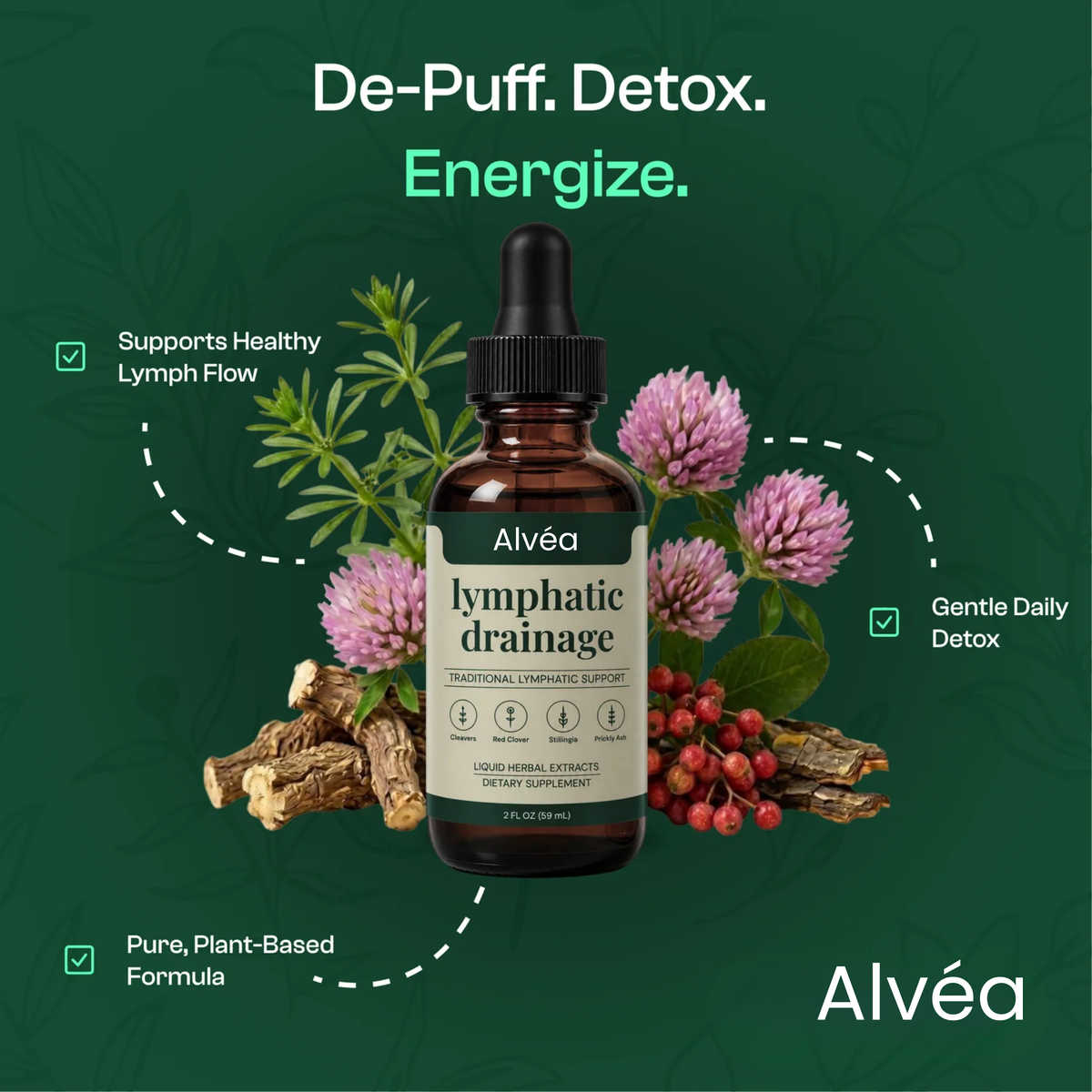 Alvéa Flow — Lymphatic Drainage Drops